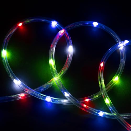 20ft Green LED Rope Light with Remote D13397