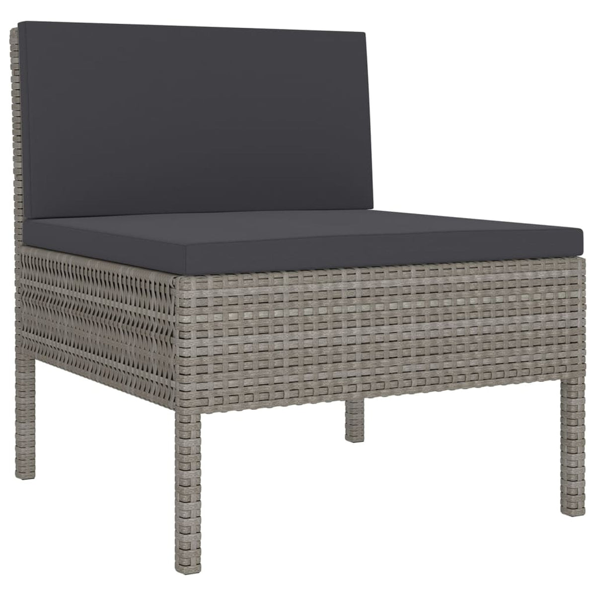 9 Piece Poly Rattan Outdoor Sectional Sofa Set F9163