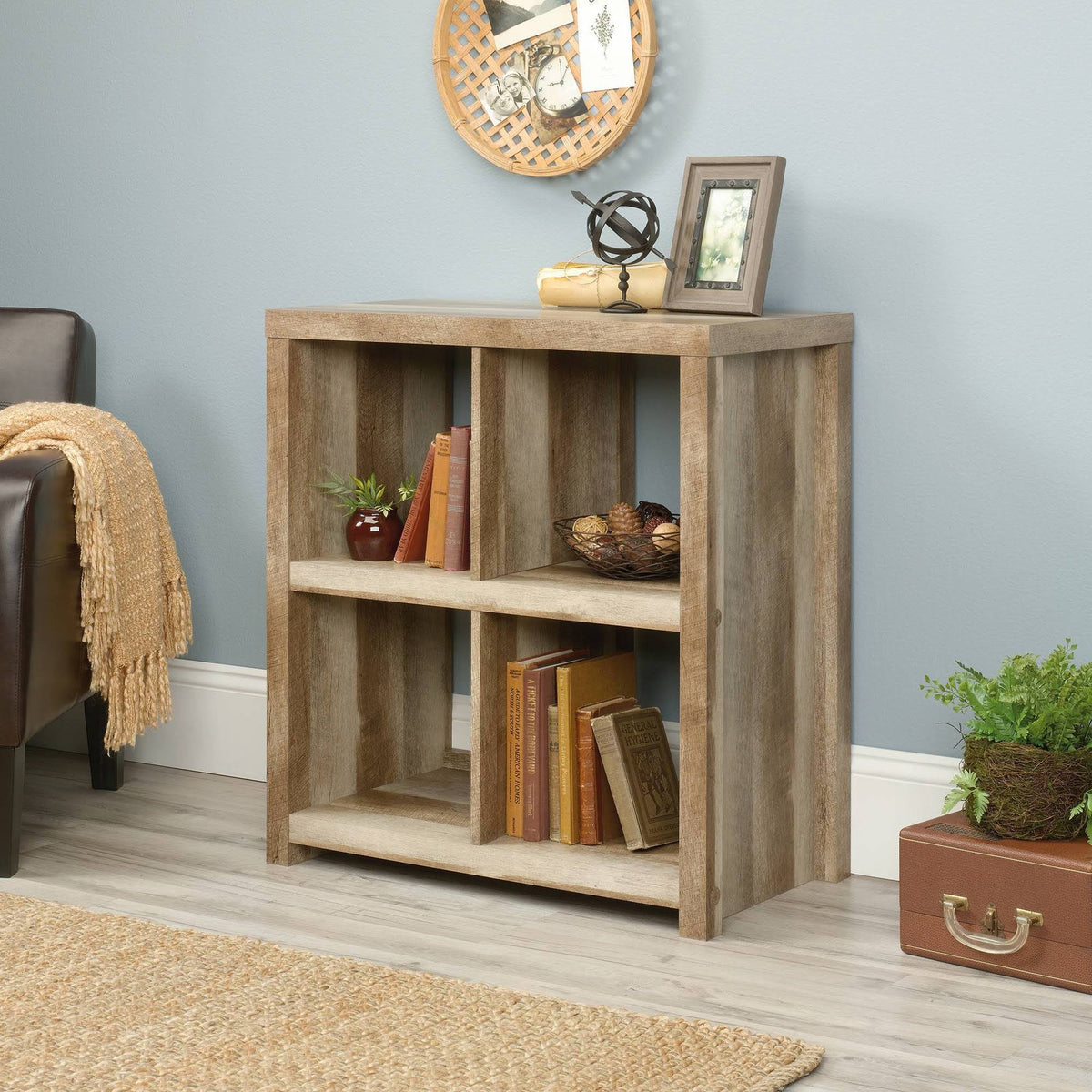 4-Cube Bookcase Lintel Oak X91956