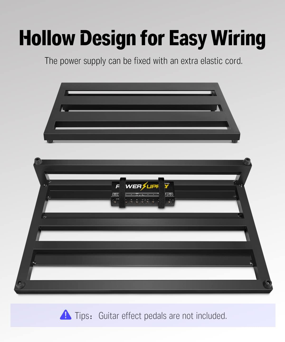 Aluminium Pedalboard Case 20'' x 11.4'' x 4'' with Bag A308532