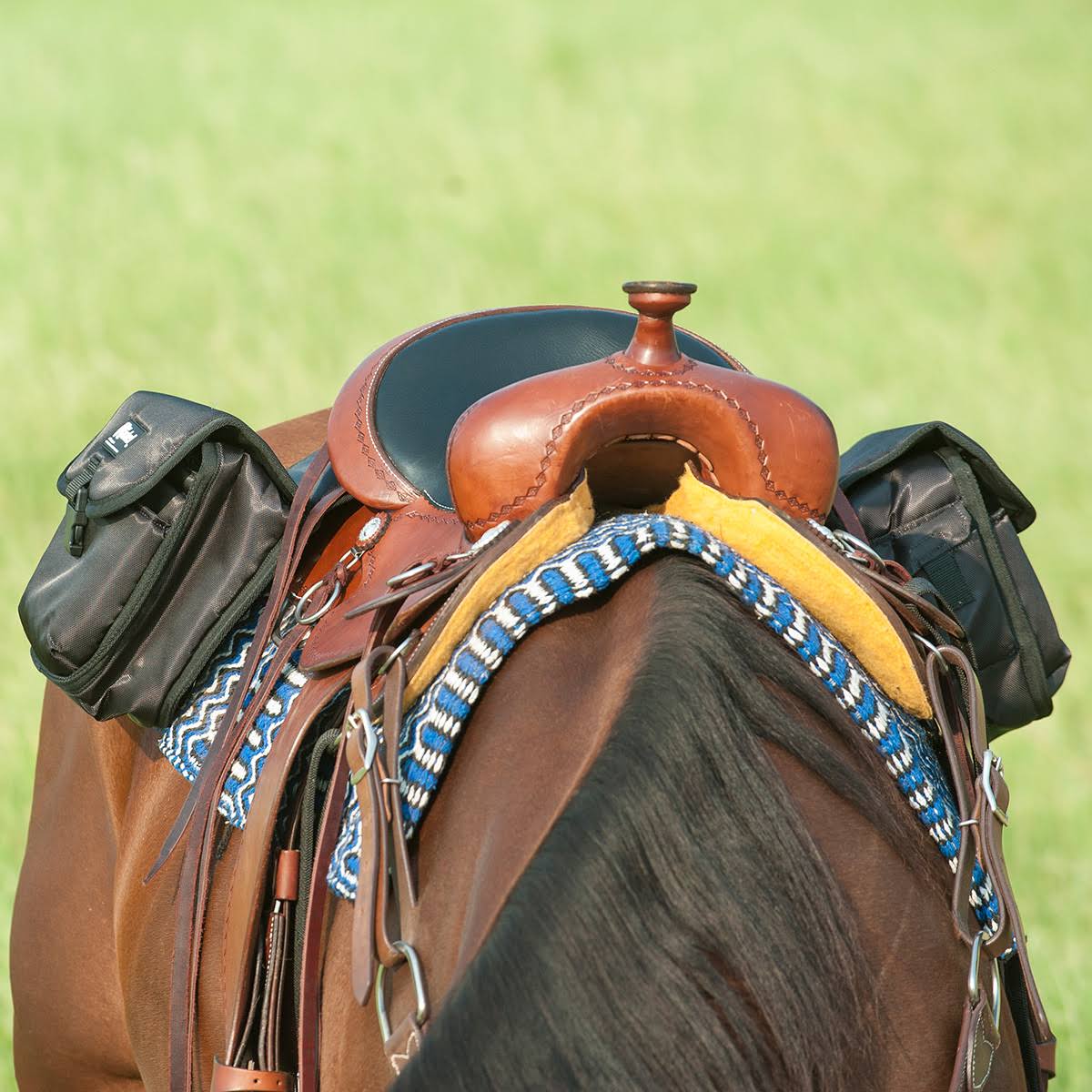 Black Medium Rear Saddle Bag D8089