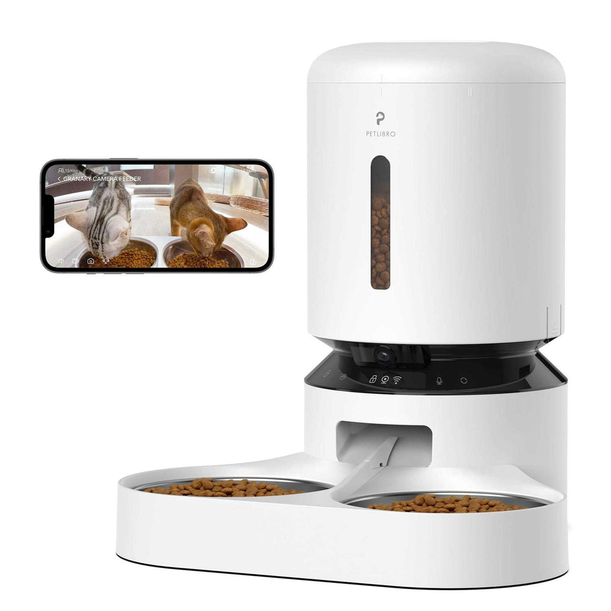 Automatic Cat Feeder with Camera 1080P HD Video Night Vision T54582