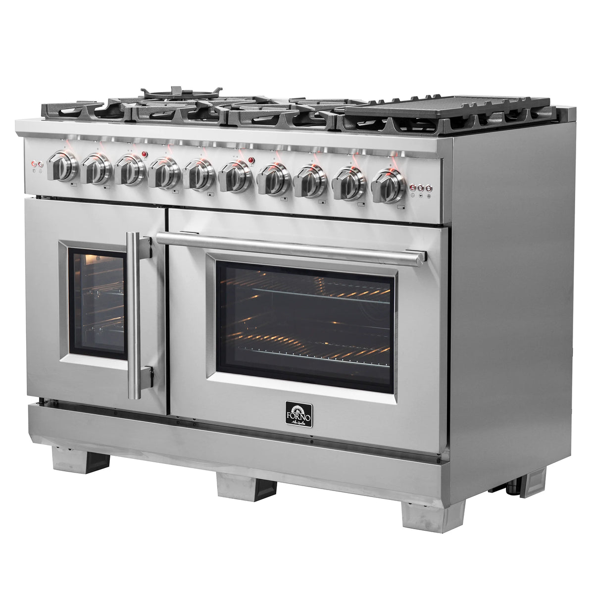 48 Gas Range with 8 Sealed Burners D869