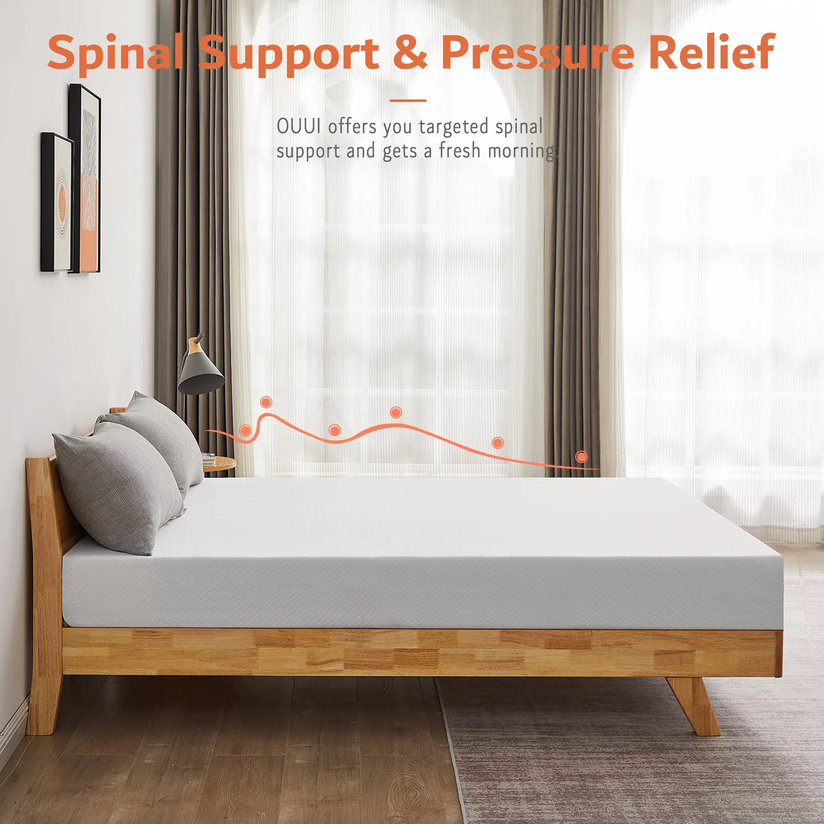 5 Inch Gel Memory Foam Full Size Mattress M883