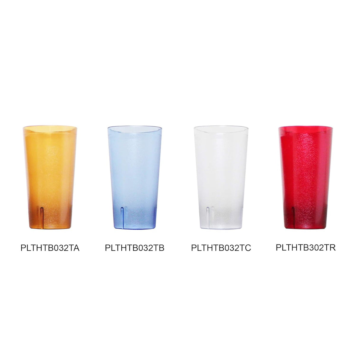 32 oz Stackable Plastic Cup Set of 4 Blue P95473