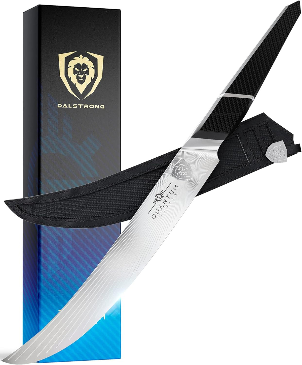 10 Butcher & Breaking Knife with Leather Sheath W33364