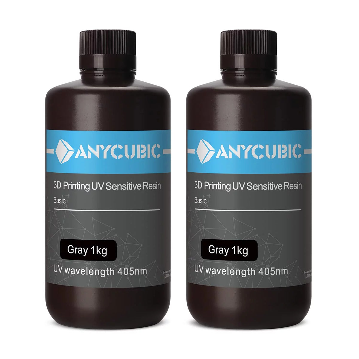 405nm UV Resin for LCD 3D Printer Gray 2kg B1884