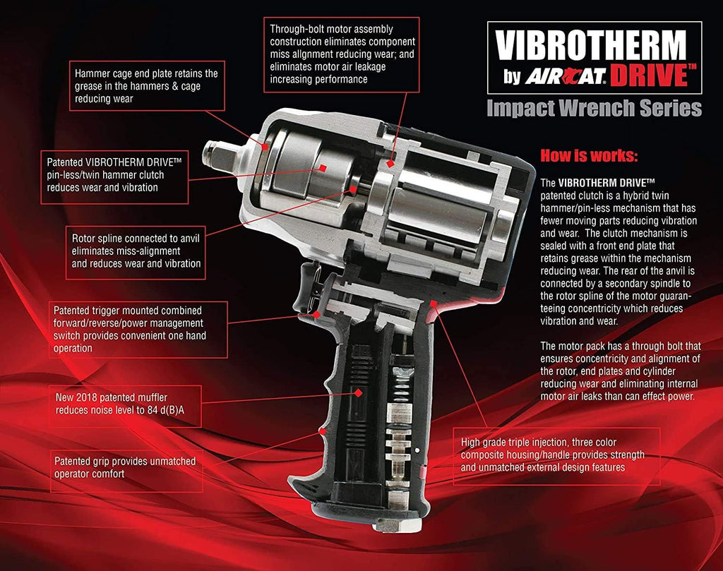 1/2-Inch Composite Compact Impact Wrench 750 ft-lbs K7365