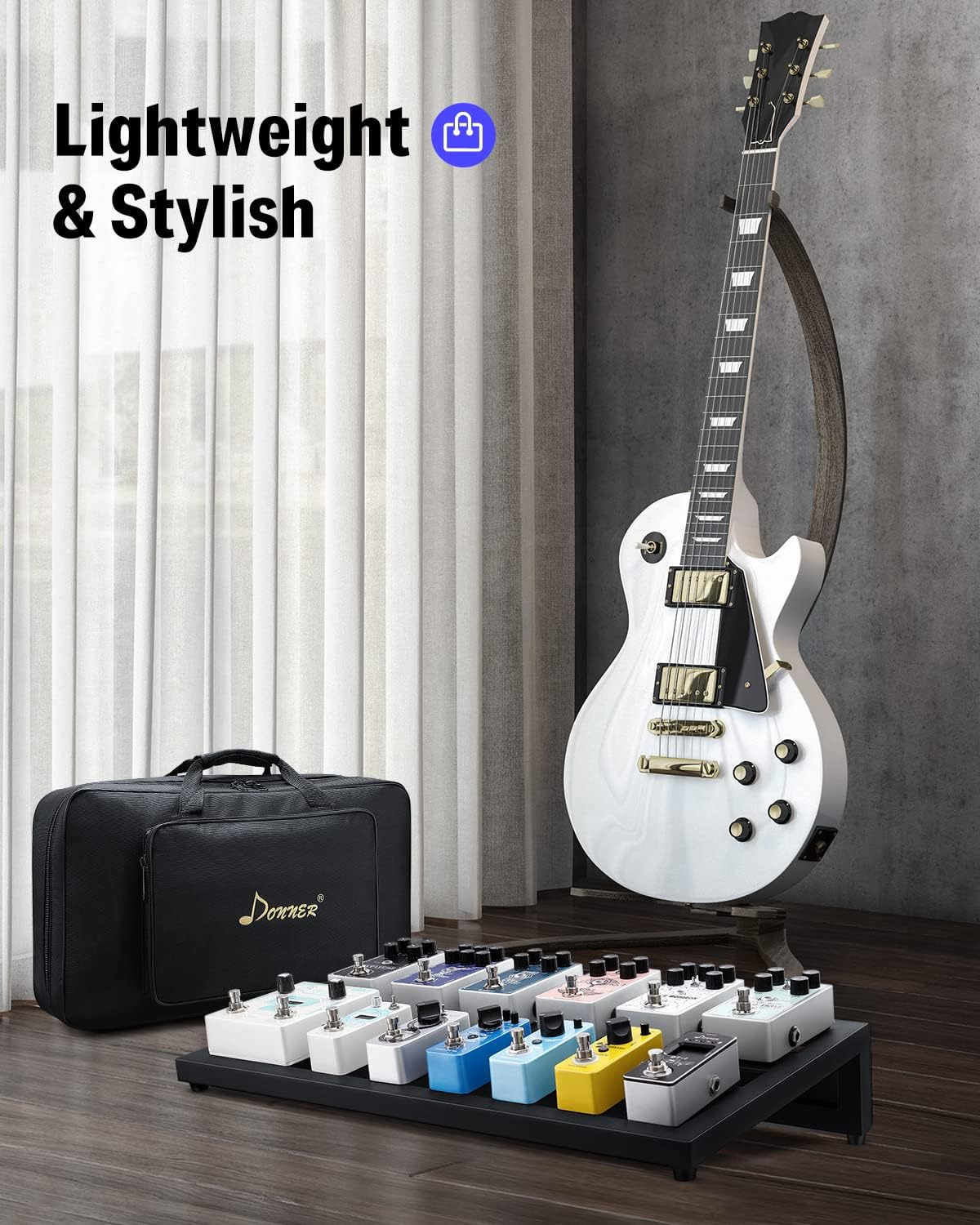 Aluminium Pedalboard Case 20'' x 11.4'' x 4'' with Bag A308532