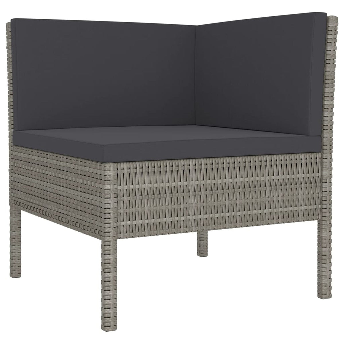 9 Piece Poly Rattan Outdoor Sectional Sofa Set F9163