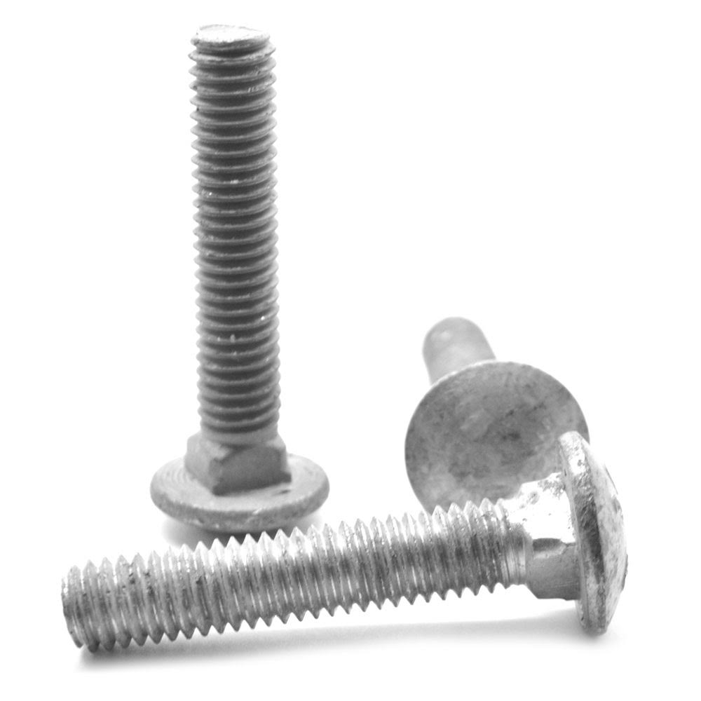 5/8x22-11 x 8x226x22THD Coarse Thread A307 Grade A Carriage Bolt Low Carbon Steel Hot Dip Galvanized J4991