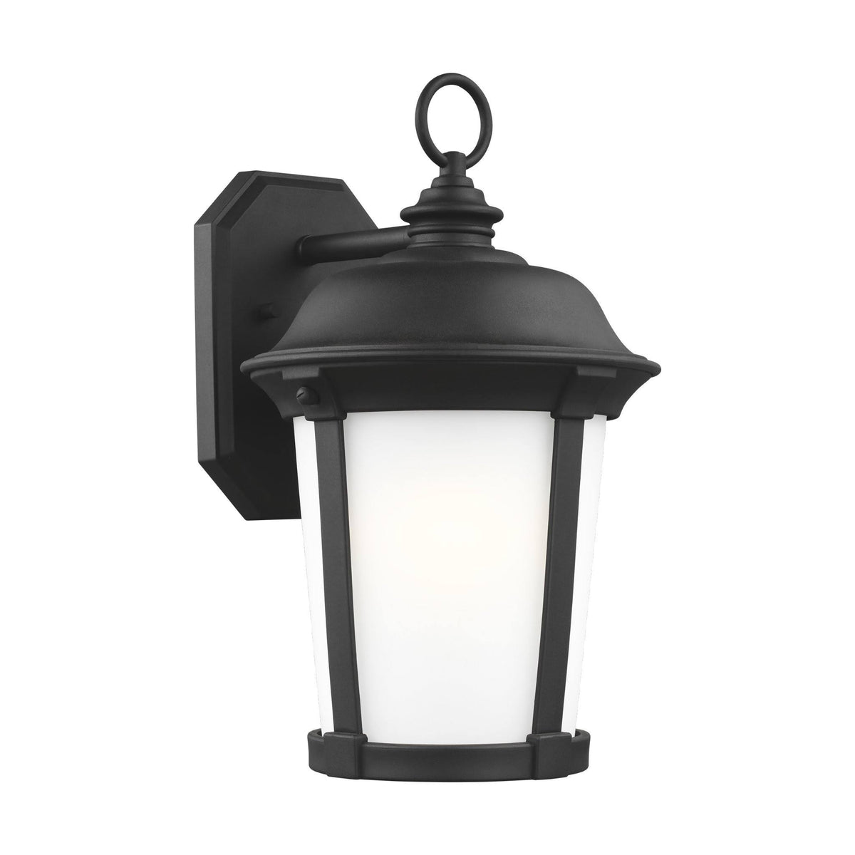 Black Outdoor Wall Lantern G6538