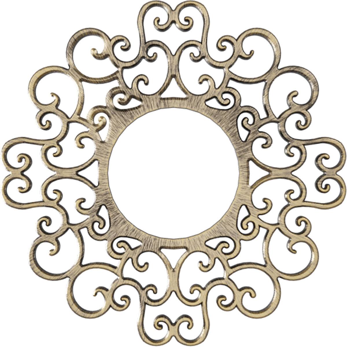 Antiqued Pale PVC Pierced Ceiling Medallion Q896560