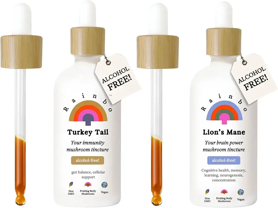 Alcohol Free Mushroom Extract Tincture Bundle R530