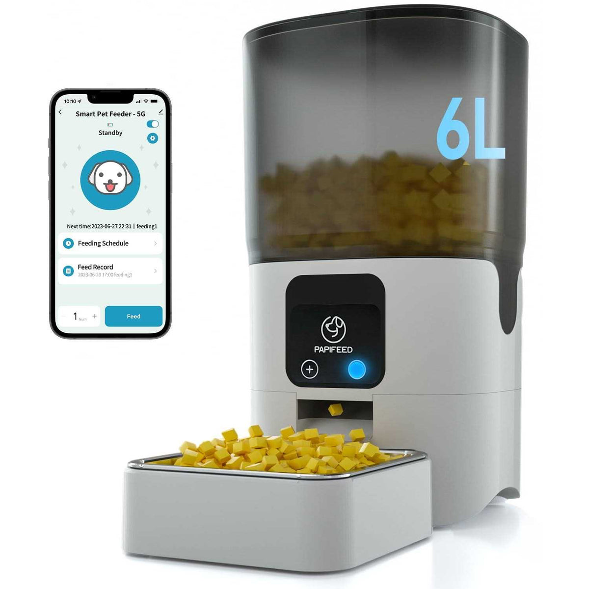 Automatic Cat Feeder with Slow Feeding Mode D126889