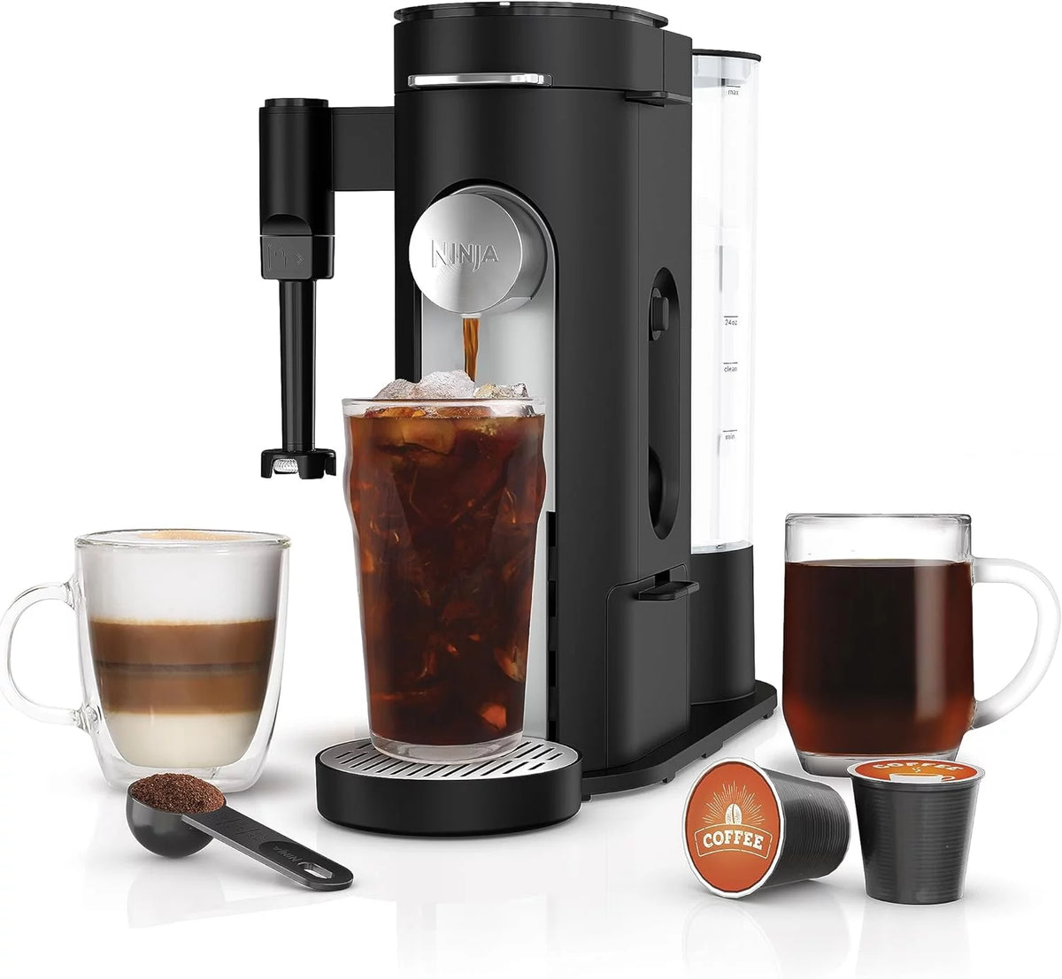 Black Single-Serve Coffee Maker V583997