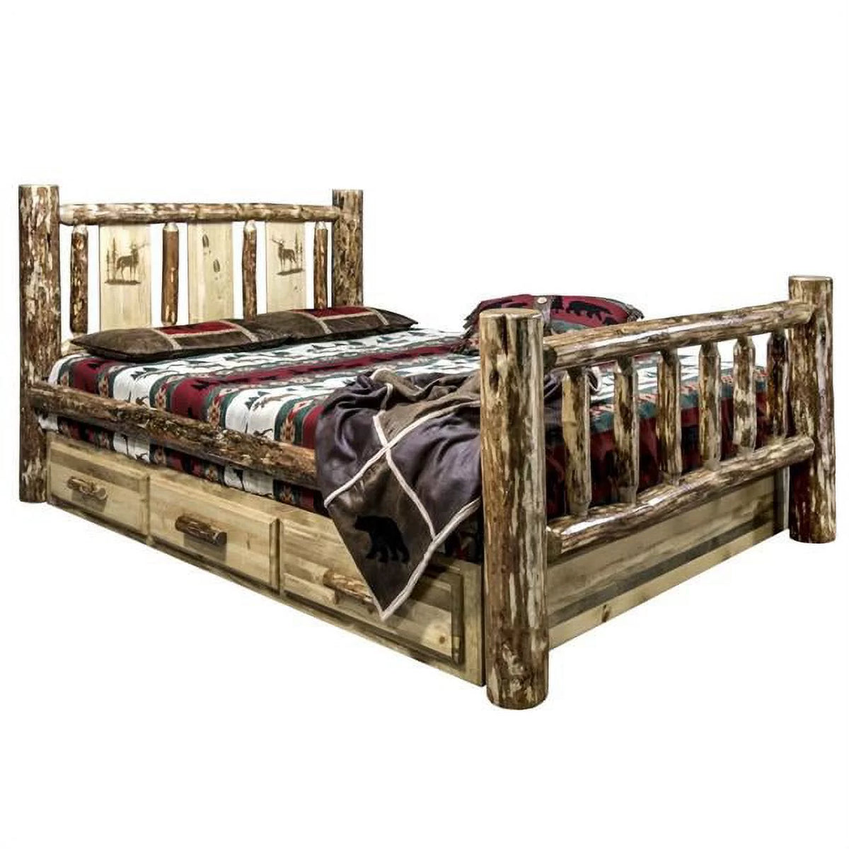 California King Size Storage Bed F16106