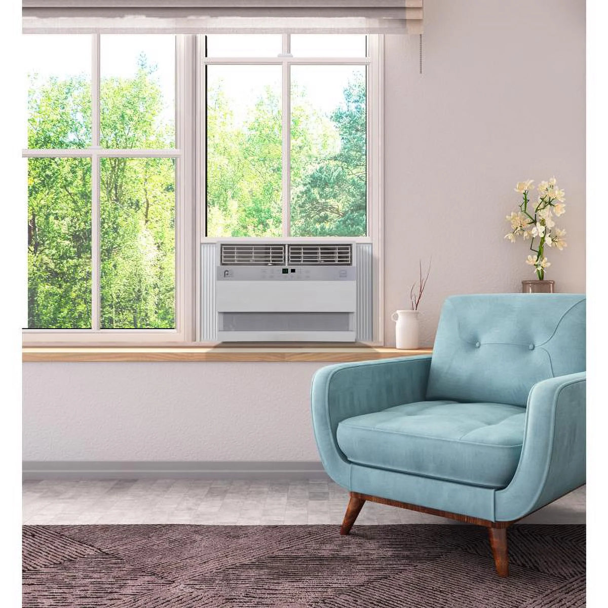 10000 BTU Wi-Fi Window Air Conditioner with Remote, White L397726