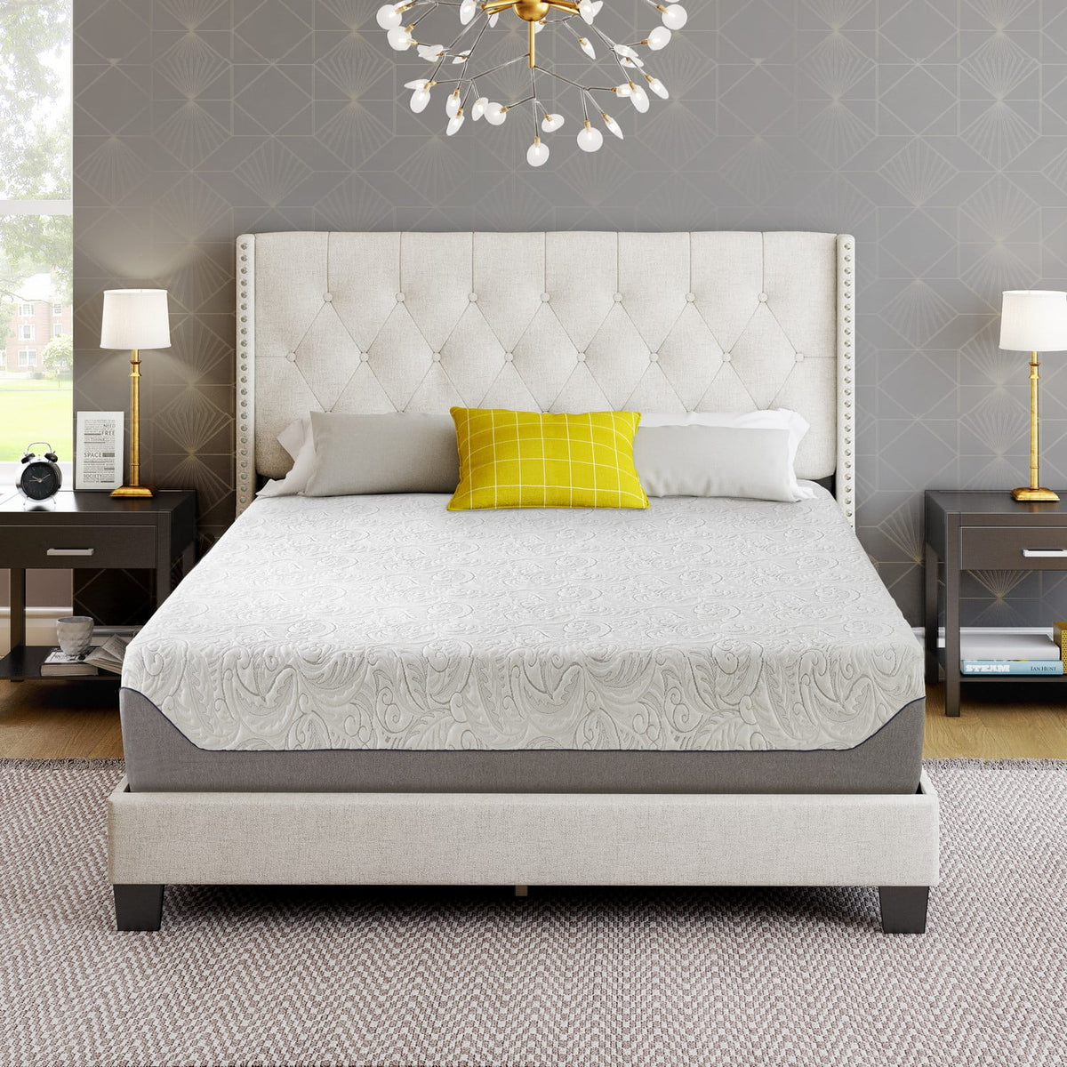 8" Gel Memory Foam Queen Mattress with Zip-off Cover G344843