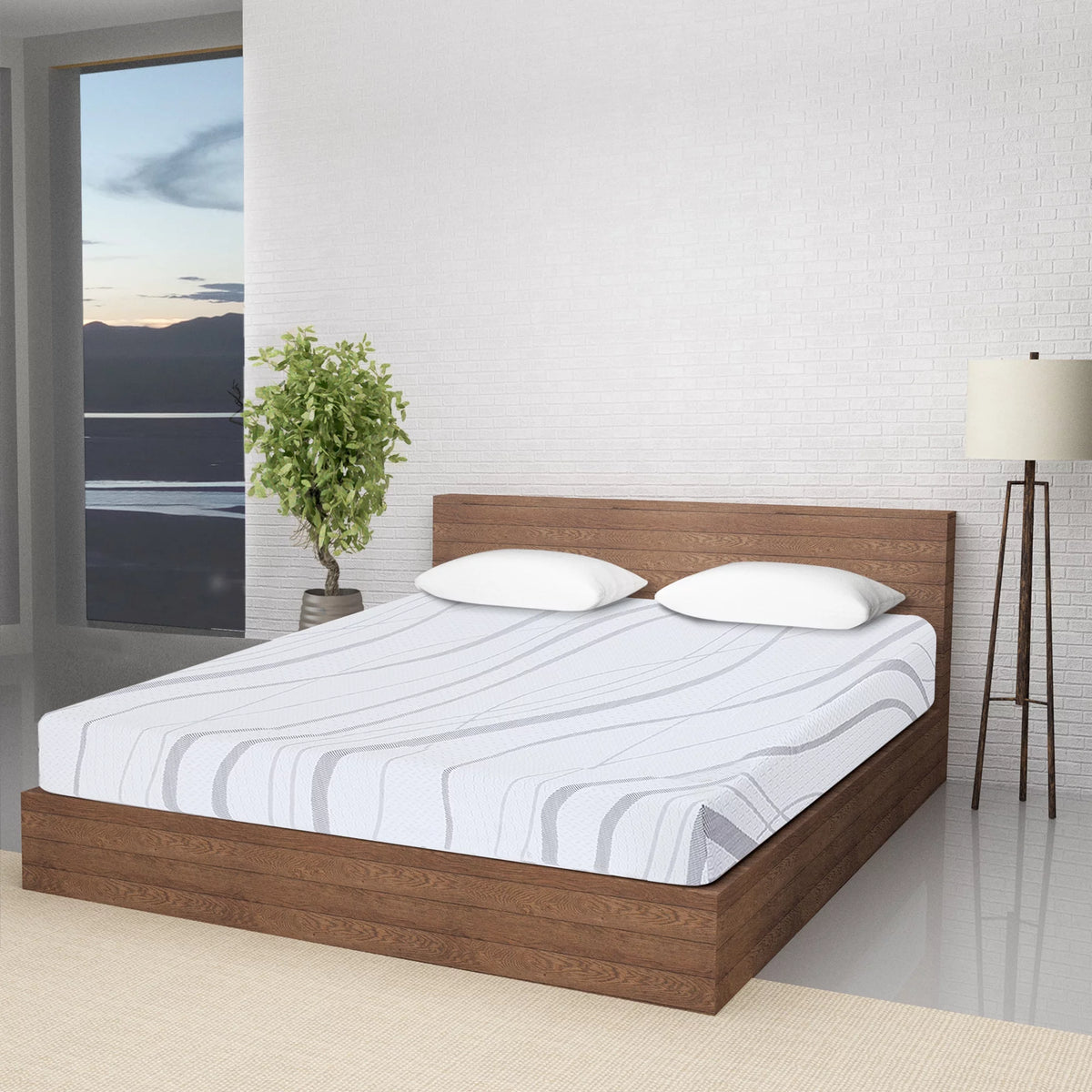 10 Inch Gel Memory Foam Mattress Medium Firm Full Size I382451