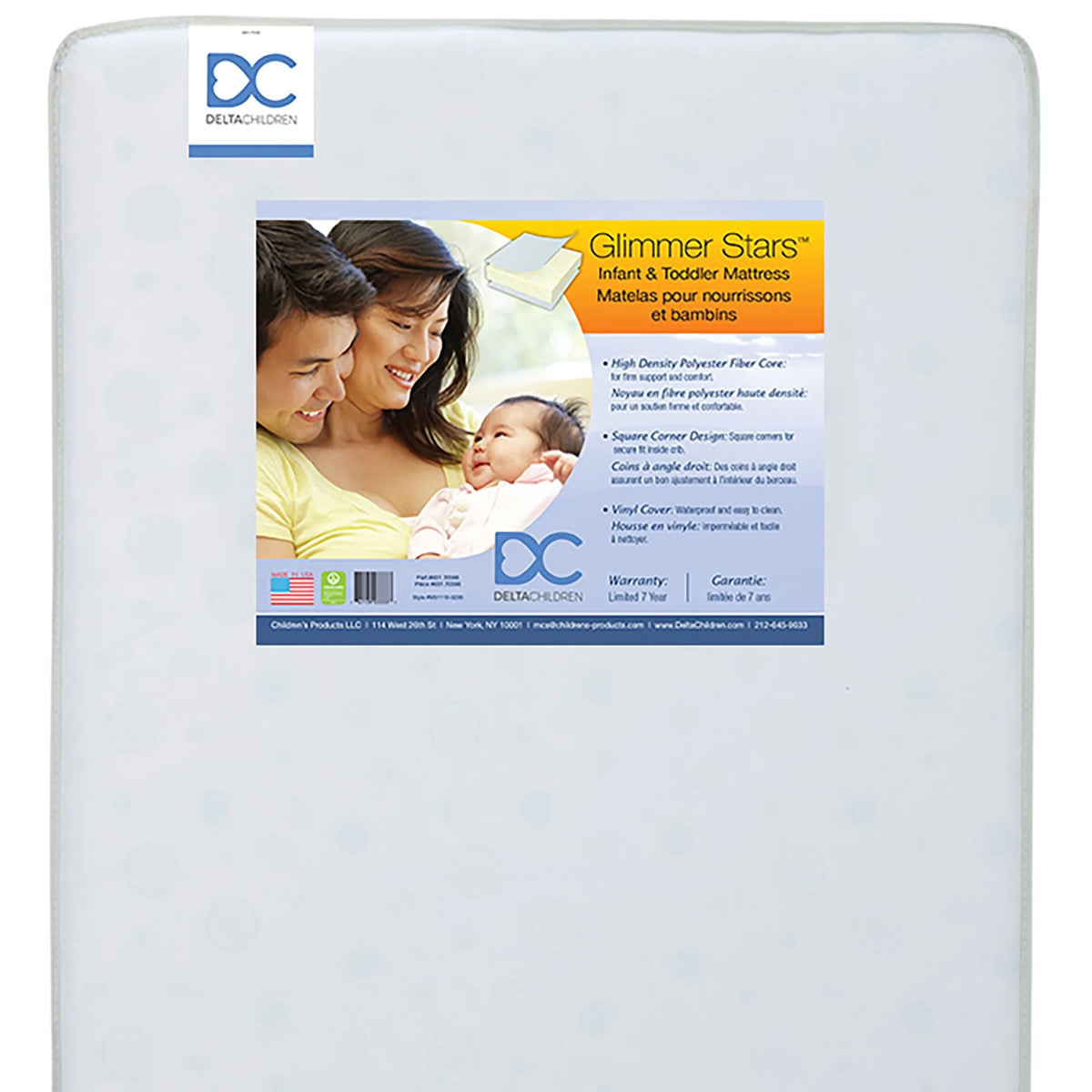 5.5 Dual Sided Crib & Toddler Mattress K65292
