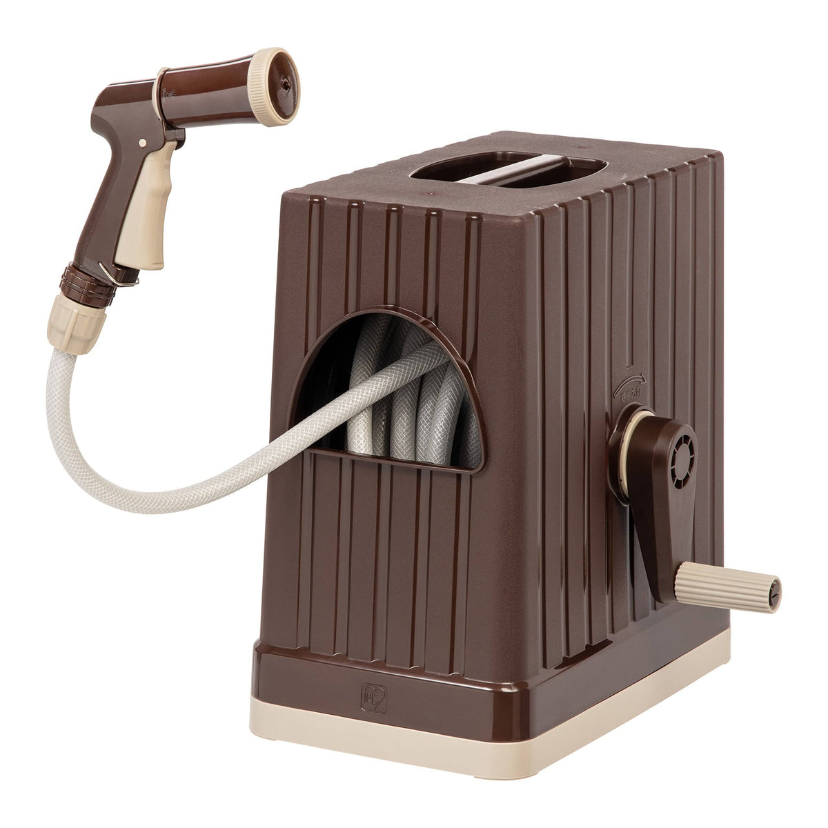 65.61 ft Hose Reel with Nozzle Brown E814755