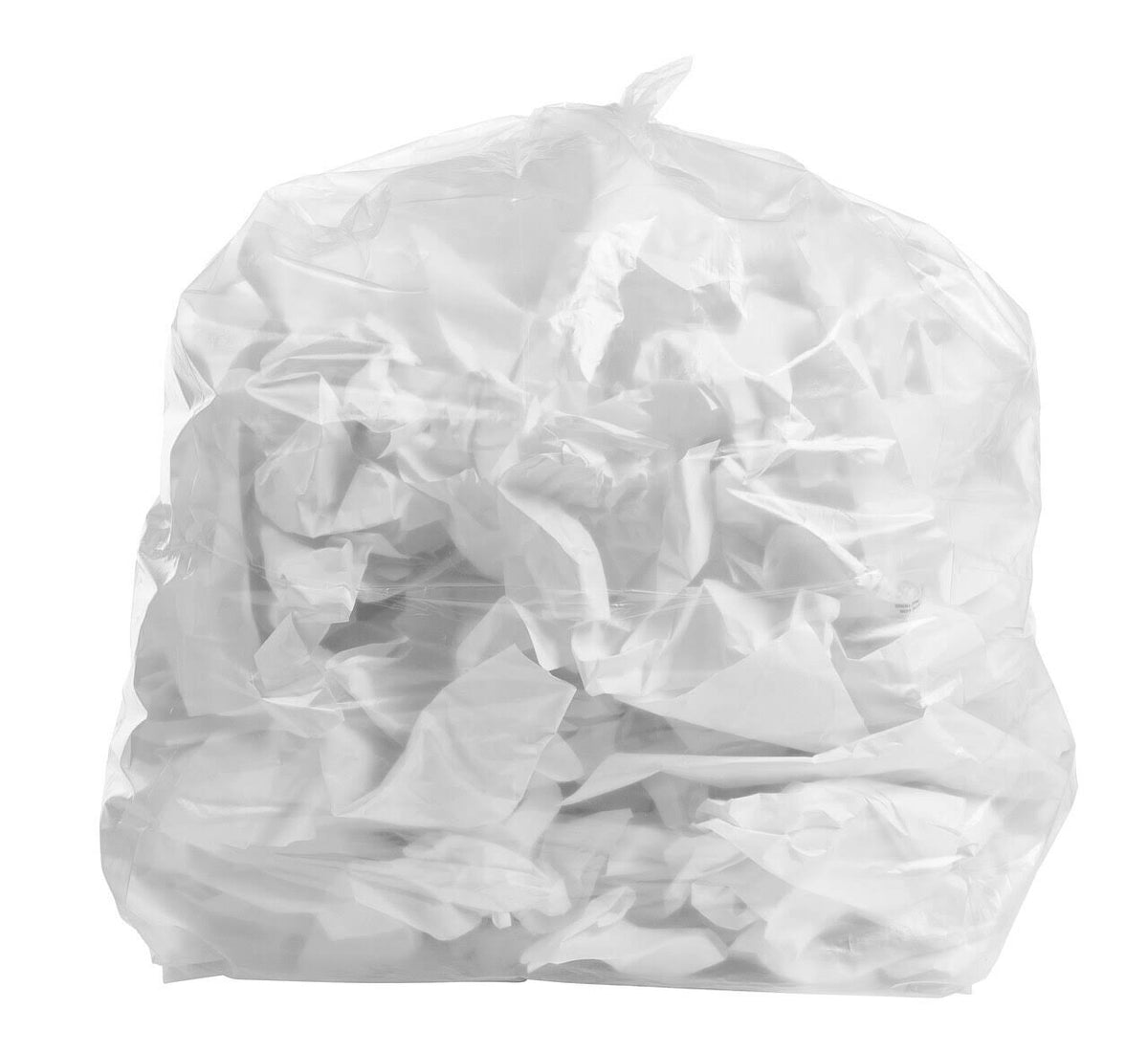 100 Gallon Clear 3 mil 25 Bags/Case Garbage Bags S333