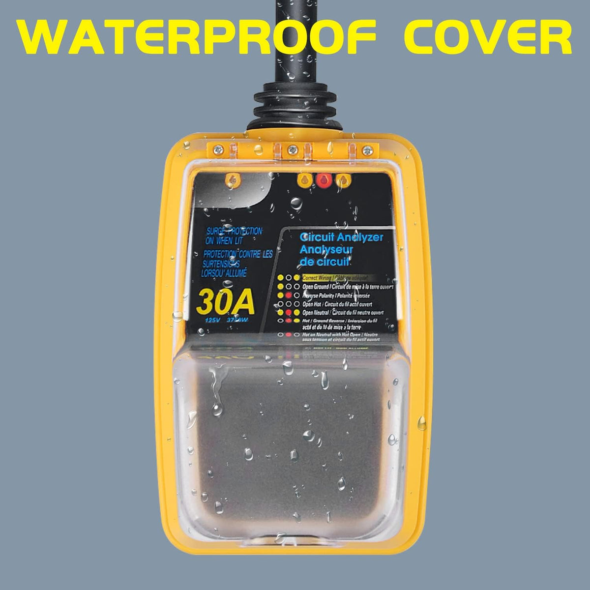 30 Amp RV Surge Protector with Waterproof Cover R106
