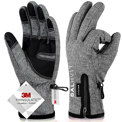 -10℉ Waterproof Winter Gloves, 5-Layer Thermal Touch Screen Gloves R609738