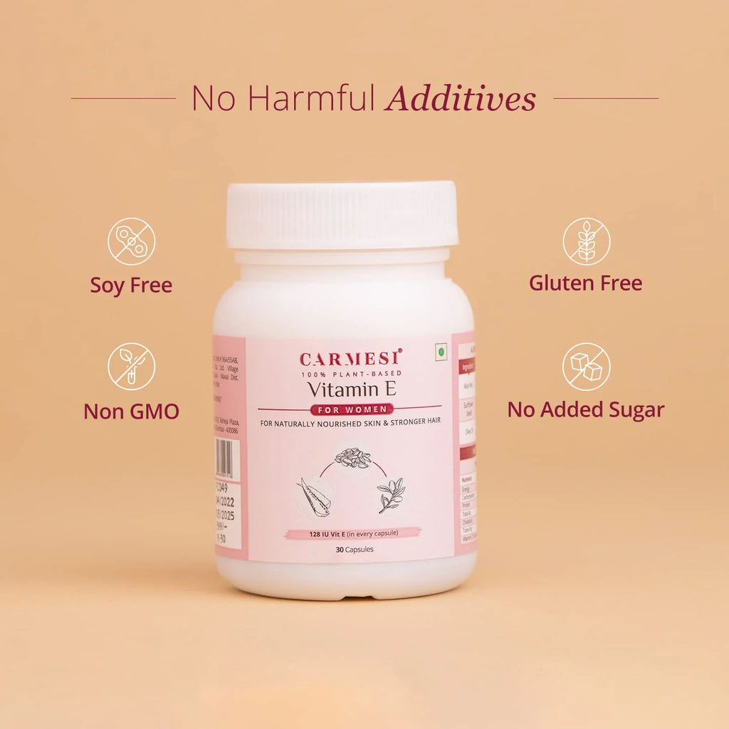 100% Plant-Based Vitamin E Capsules 30 Capsules W824