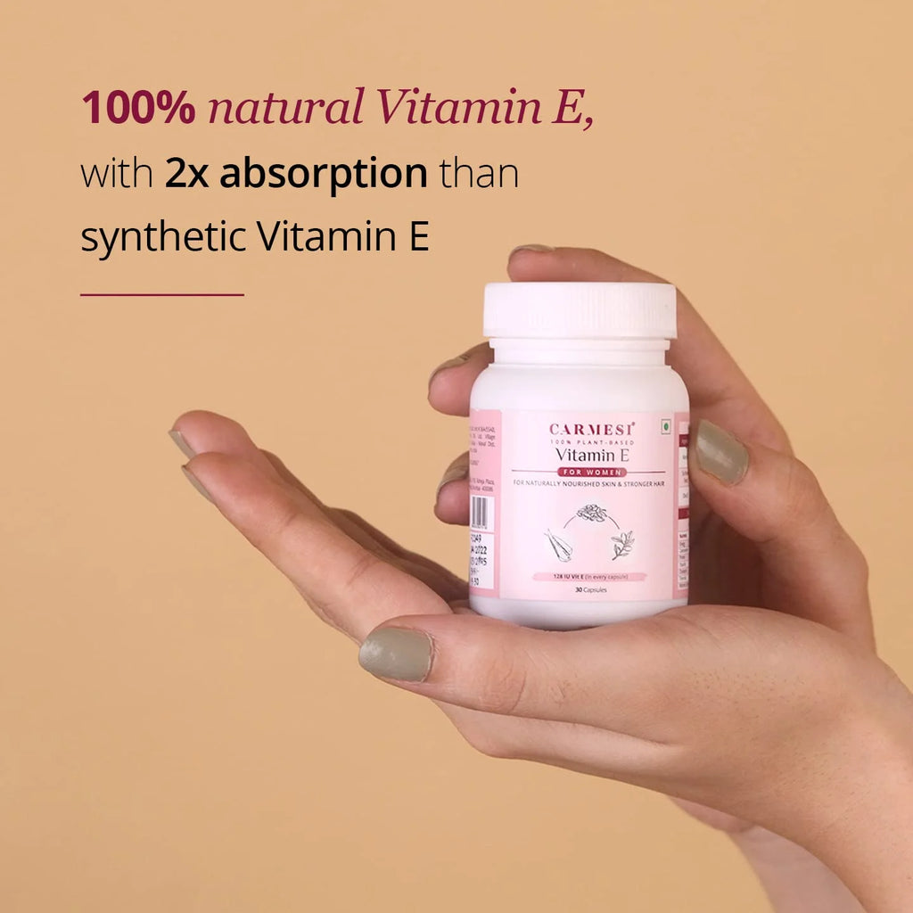 100% Plant-Based Vitamin E Capsules 30 Capsules W824