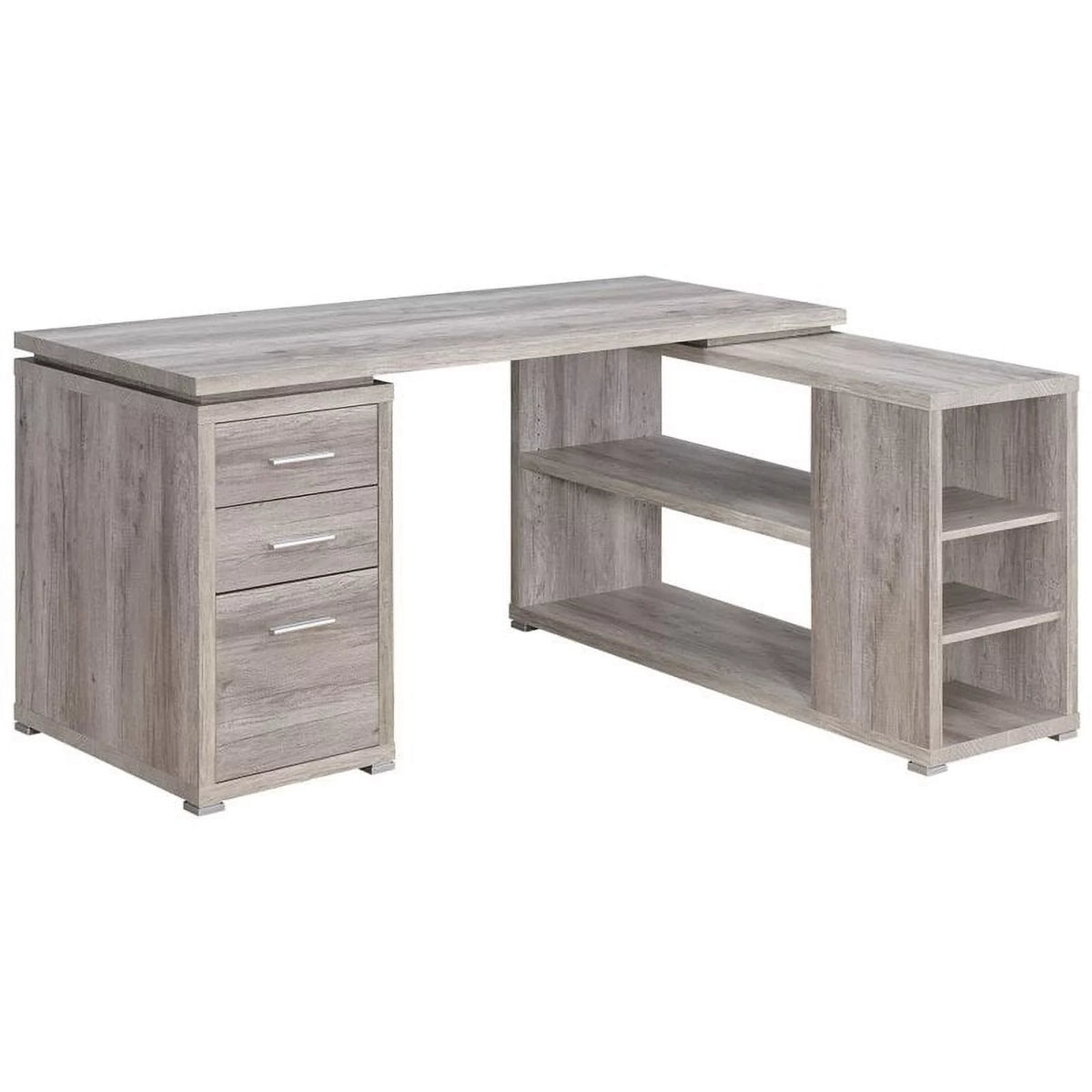 2 Piece L-Shaped Desk and Adjustable Office Chair R39659