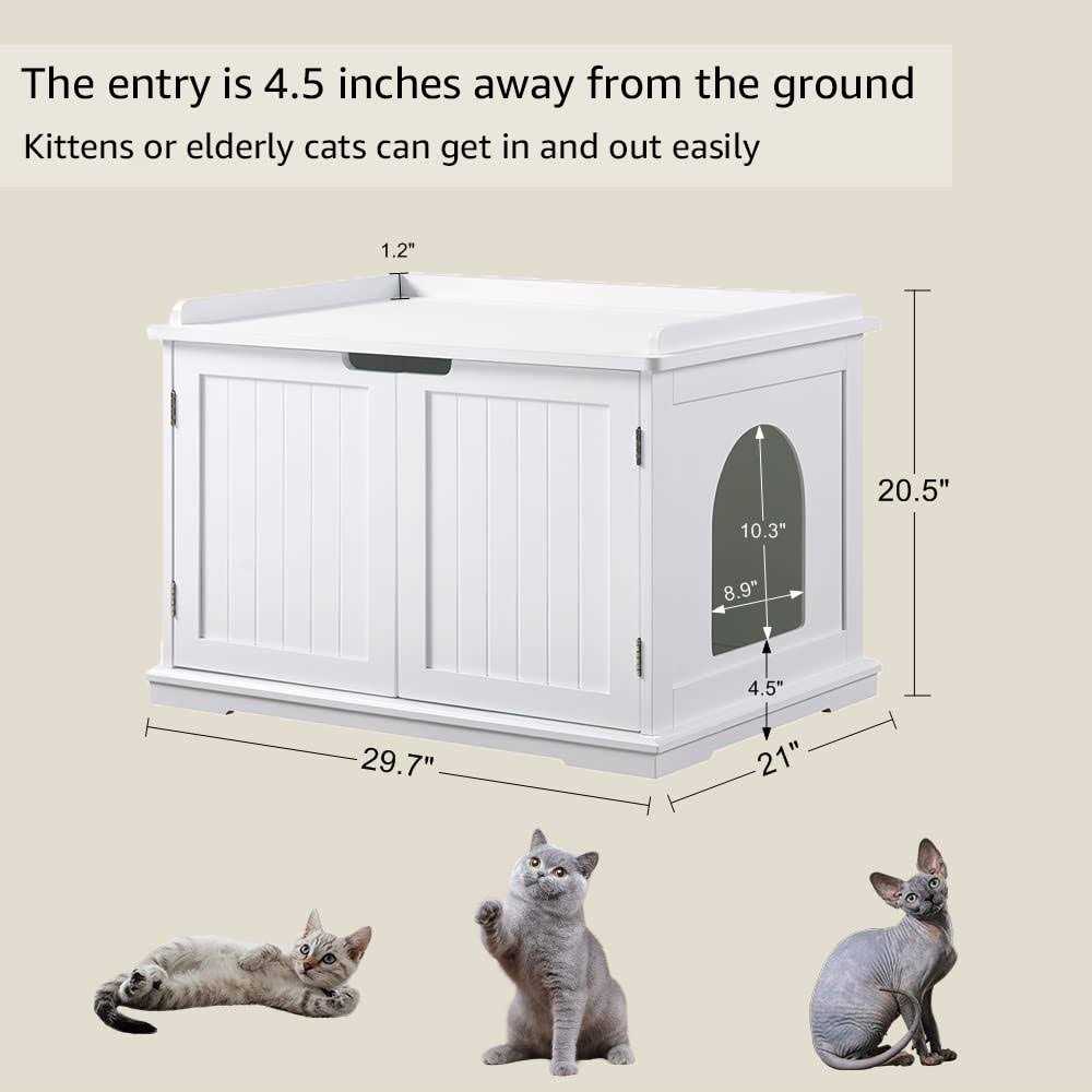 Cat Washroom Bench Litter Box Cover O99173