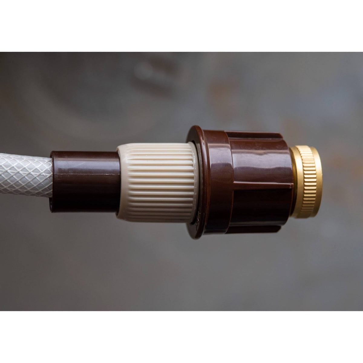 65.61 ft Hose Reel with Nozzle Brown E814755