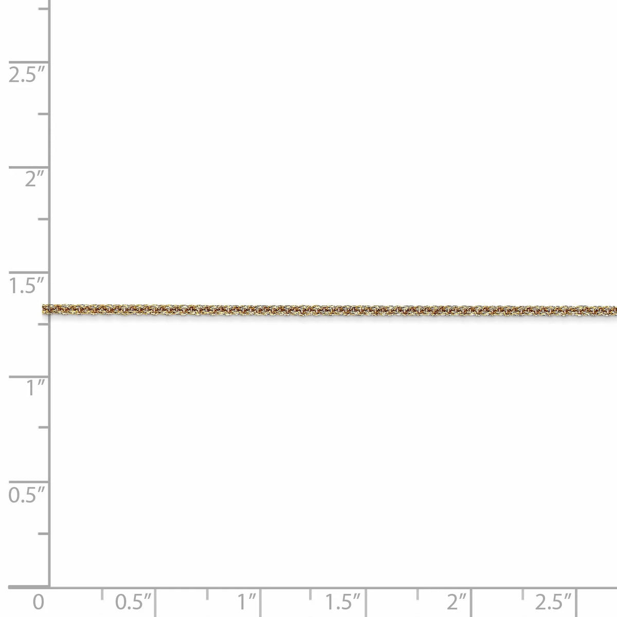 14k Yellow Gold Cable Chain Necklace Y977231