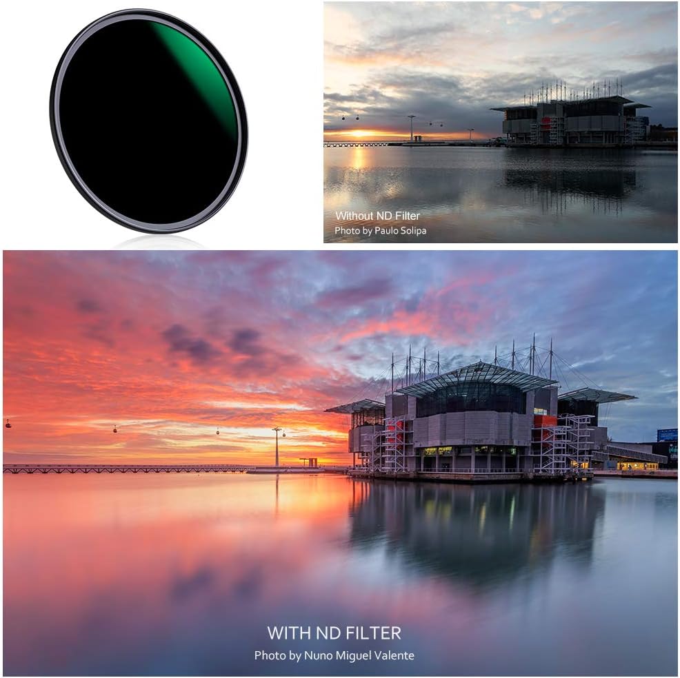 37mm ND8 ND64 CPL Circular Polarizer Filter Kit with Multi-Layer Coatings Pack of 2 U88907
