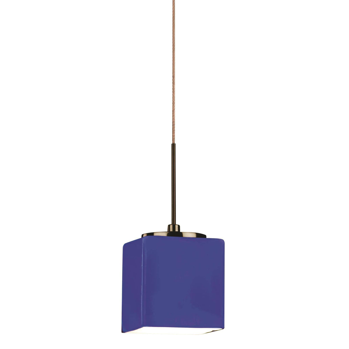 3.88 inch 6W 3000K LED Pendant with Blue Glass P85057