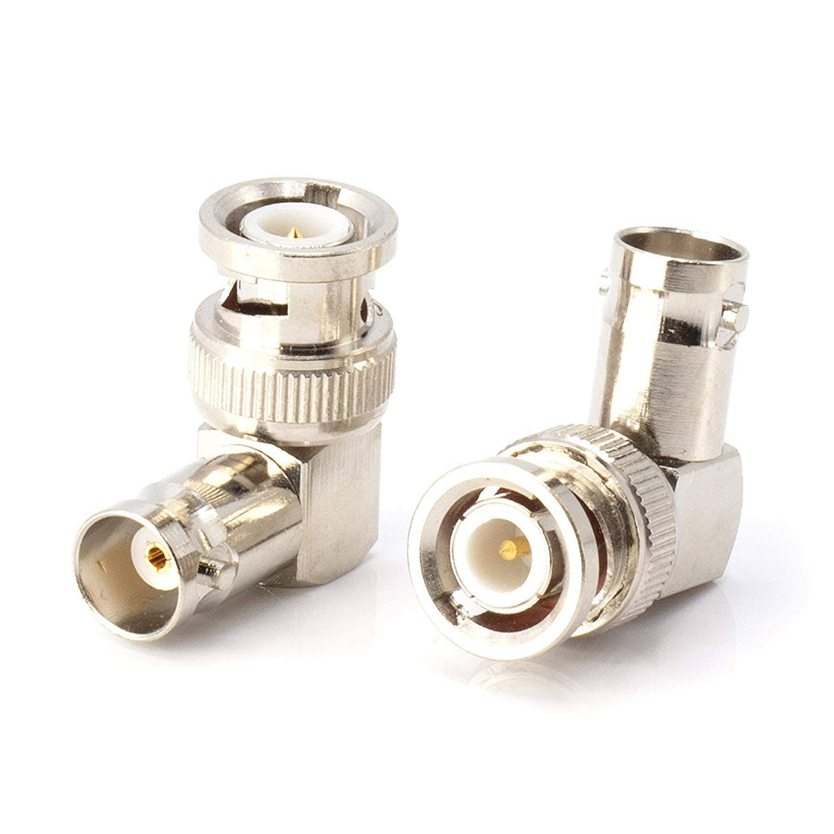 BNC Male to Female Elbow Adapter – 100 Pcs U3287
