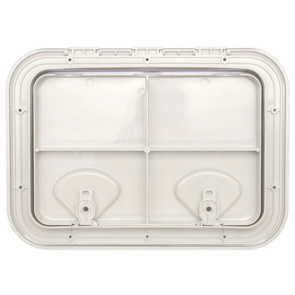 17.3 x 12.4 Inch White ABS Boat Access Hatch D678502