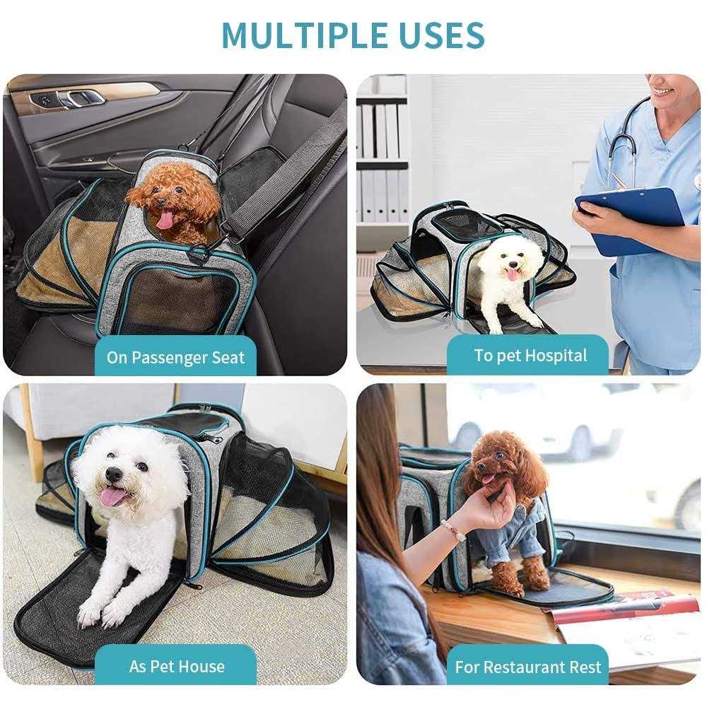 Airline Approved Expandable Foldable Soft-Sided Pet Carrier Z9048
