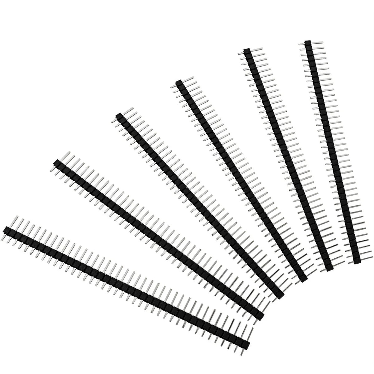 100pcs Male Header Pins Single Row 40 Pin 0.1 Inch 2.54mm Connector P1568