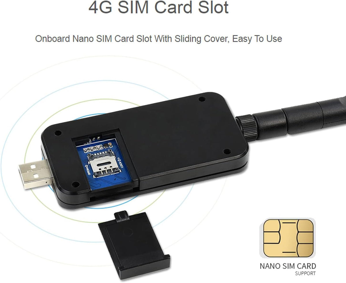 4G LTE USB WiFi Modem with SIM Card Slot, Pack of 2 K21535