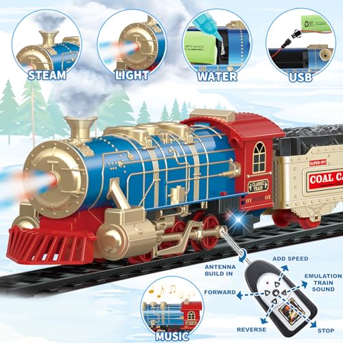Rechargeable Electric Train Set with Remote Control P23005