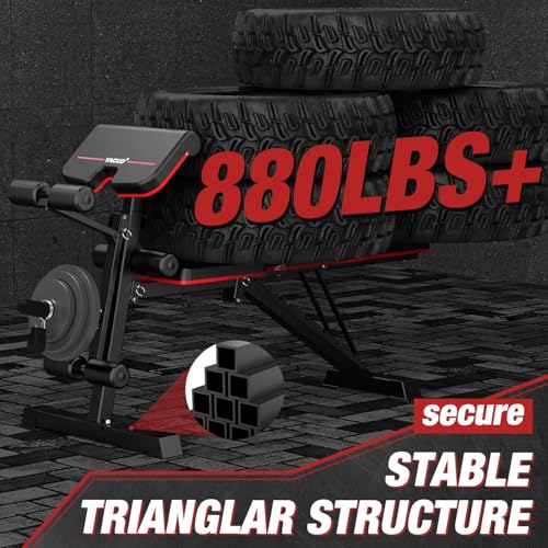 800 LB Adjustable Incline Decline Weight Bench I5464