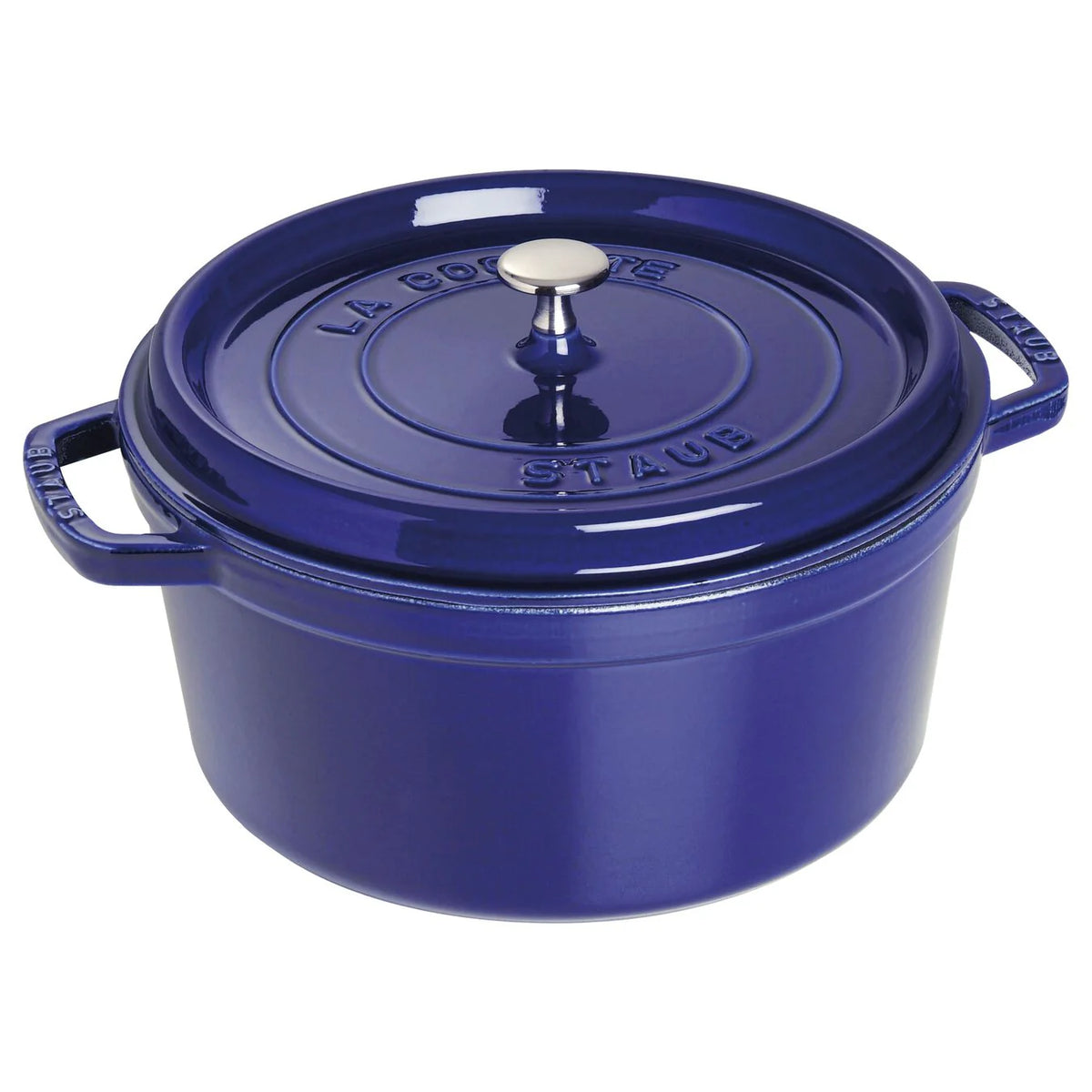 7 Qt. Cast Iron Round Dutch Oven Dark Blue R188