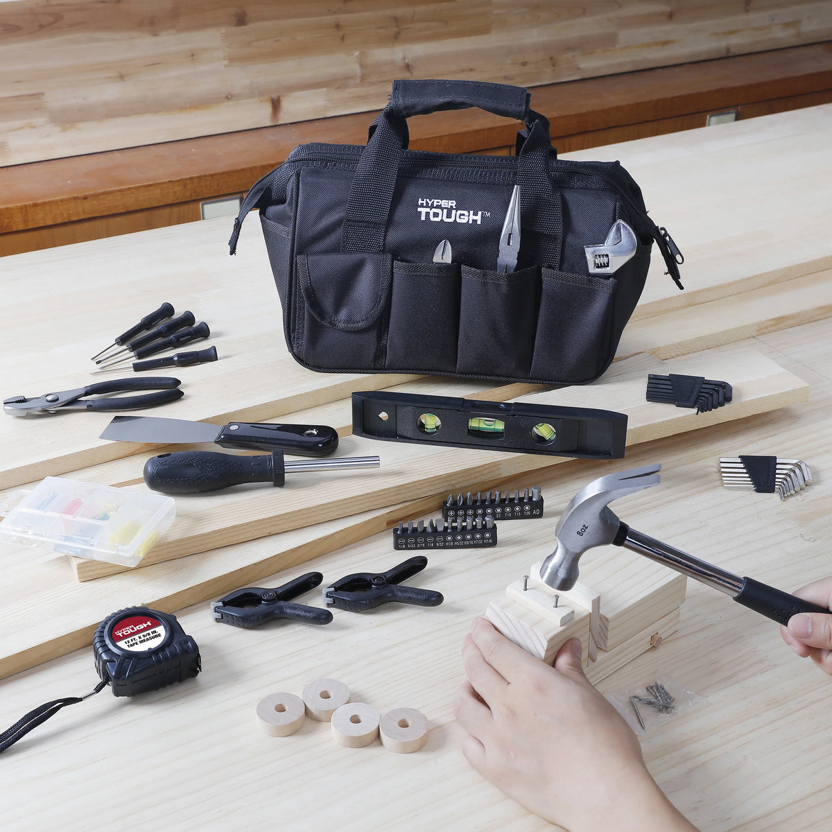 Black 89-Piece Household Tool Set A248354