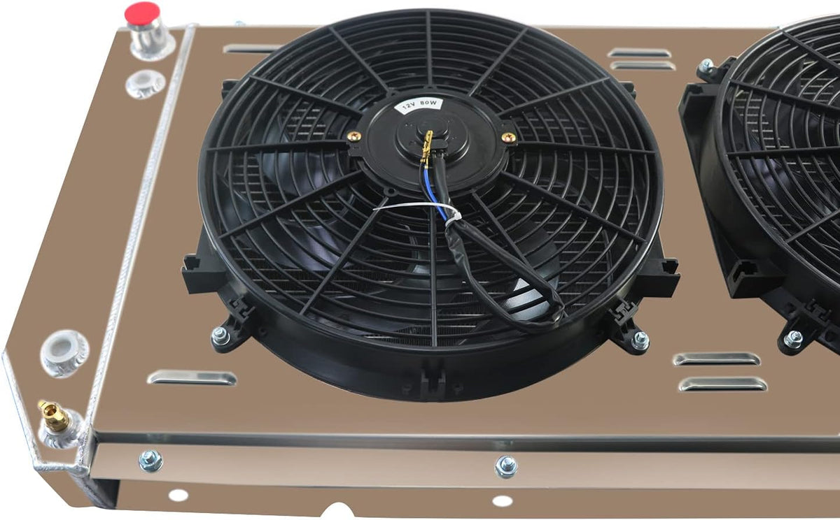 3 Row Radiator with Shroud Fan & Relay M517