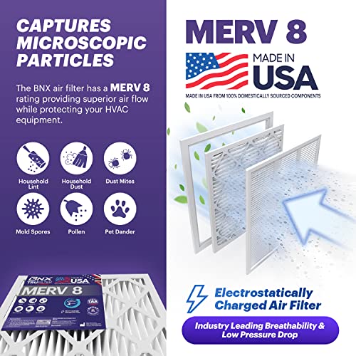 16x20x1 MERV 8 Pleated Air Filter 6-Pack N7350