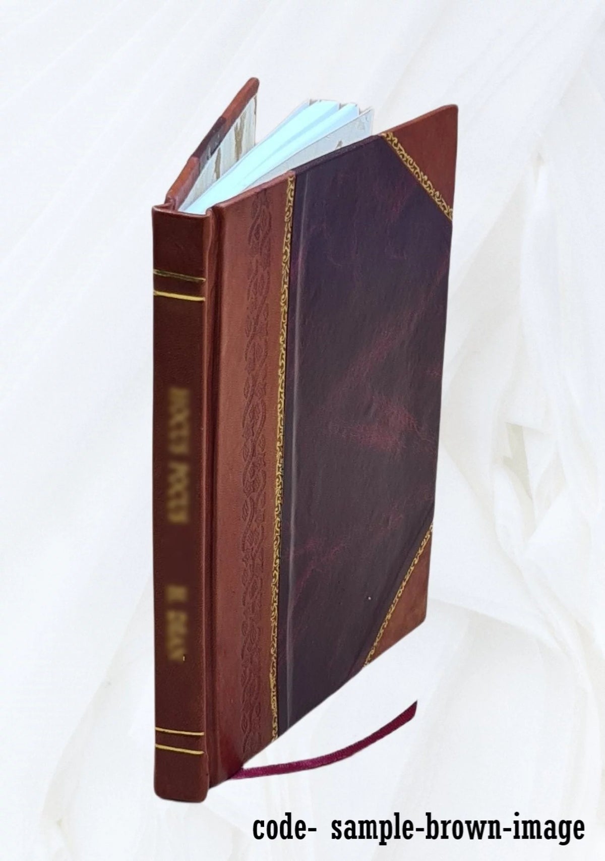1881 Leather Bound Pocket Memorandum Q637