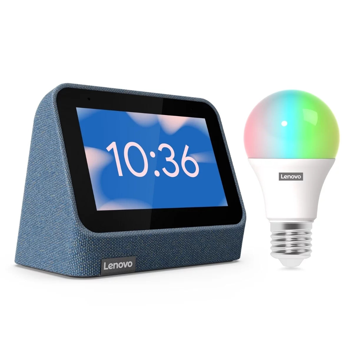 Blue Smart Clock with Color Smart Bulb F303148